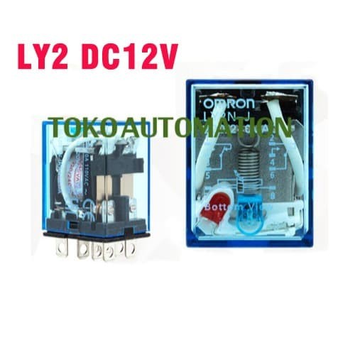 LY2 LY2N LY2N-J LY2N - J LY2NJ 12V DC Coil Power Relay 8PIN DPDT PK17 -ISTOLSP