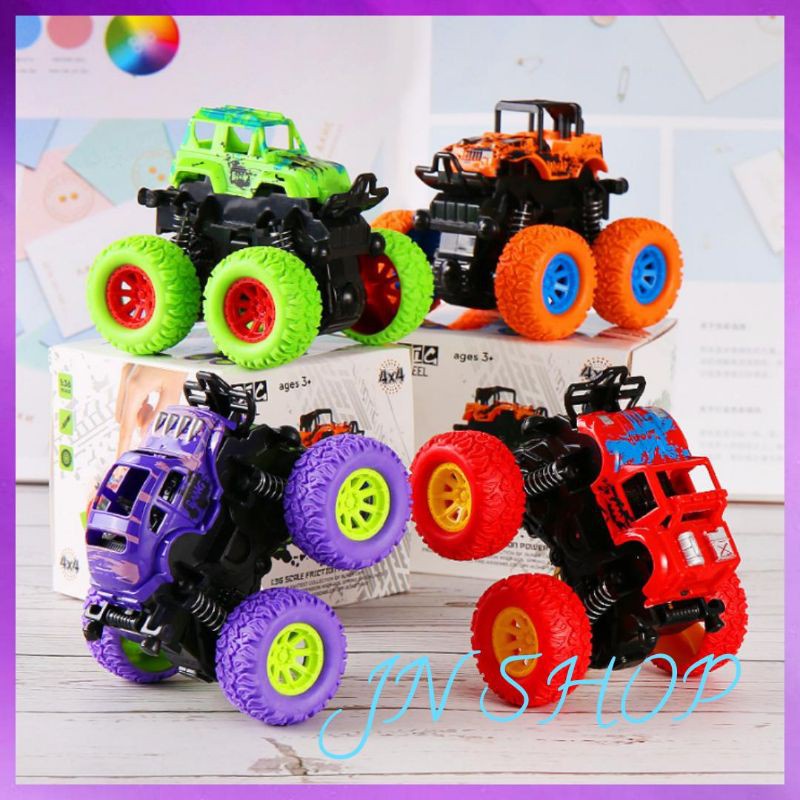 Monster Zap Mainan Mobil Jip Zap Off Road 4 Drive Inertial Bigfoot JEEP TOYS 360 derajat