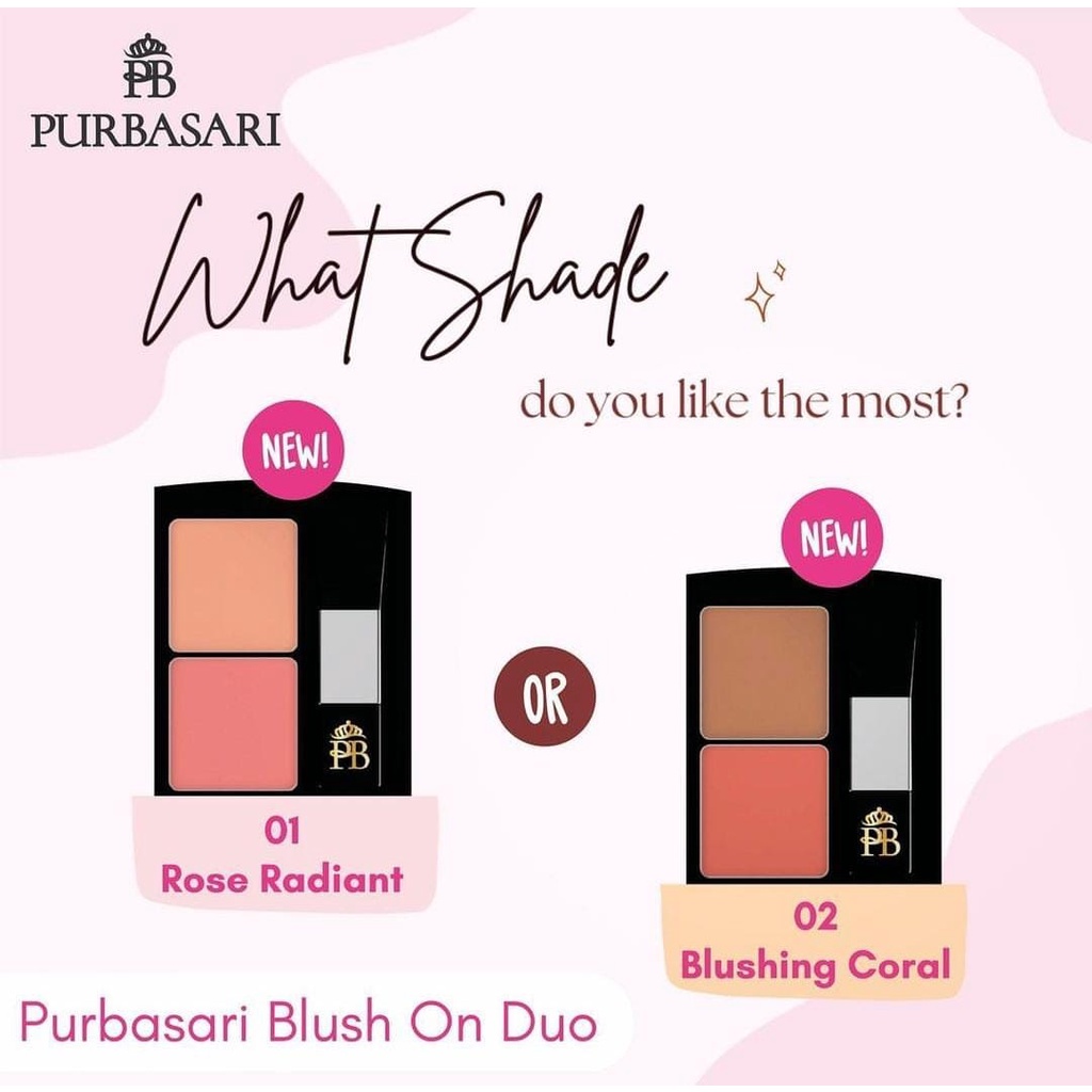PURBASARI BLUSH ON DUO HYDRA SERIES