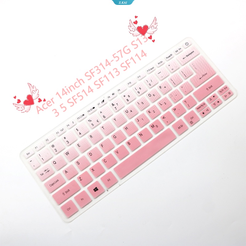 Pelindung Keyboard PC Silikon Full Coverage Tahan Air Dan Debu Untuk Acer 14inch SF314-57G S13 3 5 SF514 SF113 SF114 Lembut Dan Nyaman Film Keyboard PC Slim [ZK]