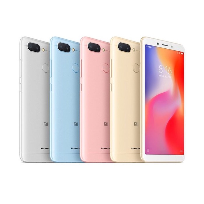 Xiaomi Redmi 6 4/64 GB SMARTPHONE BARU GARANSI TOKO 1 TAHUN