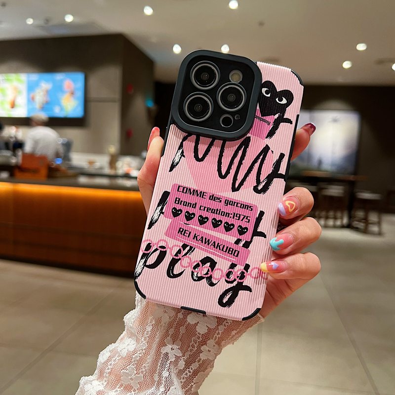 Lamb Skin Pretty Pink Love Case IPhone 7 Plus 8 Plus X XS XR XS Max 11 13 12 14 PRO Max 14 Plus SE Pink Phone Case for Women Girl