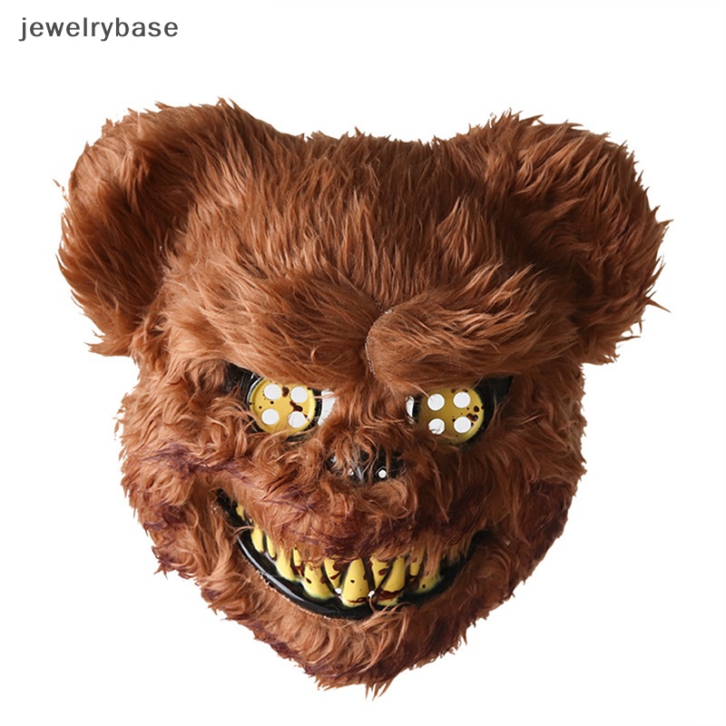 [jewelrybase] Kelinci Beruang Cosplay Topeng Halloween Karnaval Pesta Mengerikan Penutup Kepala Kostum Tutup Kepala Props Masquerade Butik