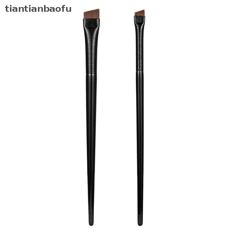 [tiantianbaofu] Sikat Alis Super Tipis Eyeliner Brush Rambut Sintetis Siku Tajam Alat MakeUp Butik