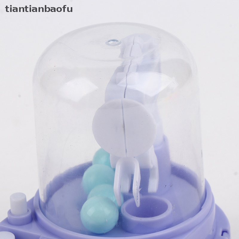 [tiantianbaofu] Mesin Capit Mini Boneka Bola Penangkap Desktop Mainan Interaktif Anak Boneka Klip Butik