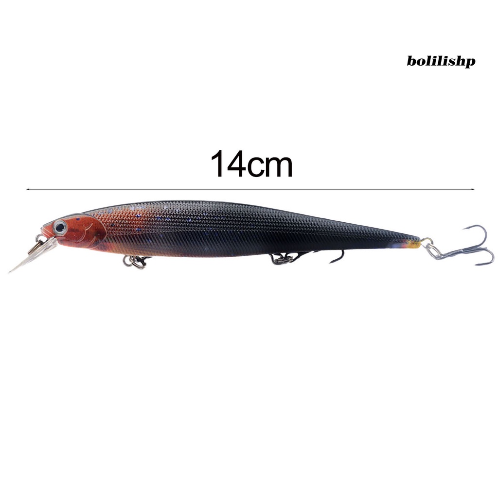 Bo-14cm/15g Umpan Pancing Penembus Kuat Menggoda Air Atas Tajam Mengambang Warna-Warni Popper Hardbait Angling Perlengkapan