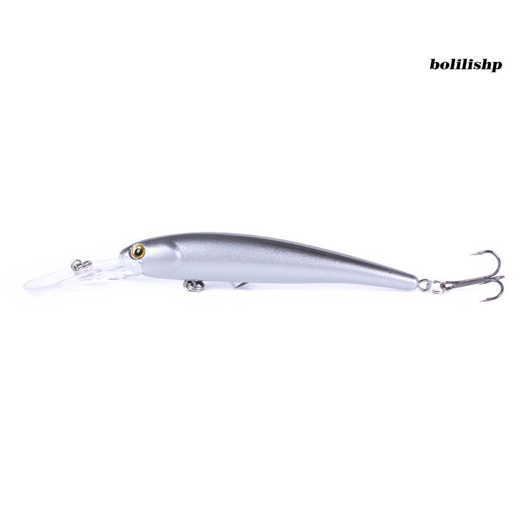 Bo-12.5cm/11g Umpan Umpan 3D Simulasi Fisheye Treble Hook Simulasi Menggoda Angling Tenggelam Lambat Ikan Kecil Lure Memancing Luar Ruangan