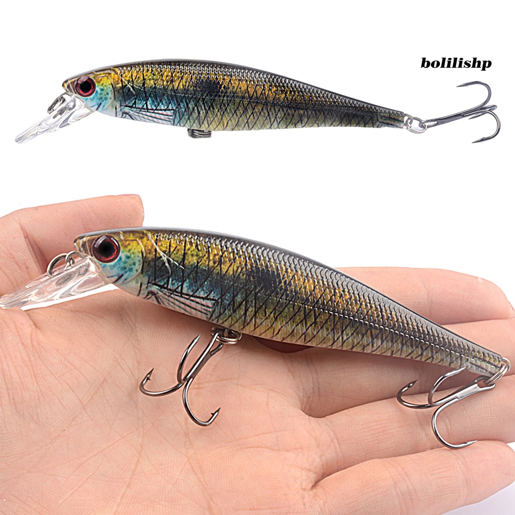 Bo-11.8 Cm/13.5g Ikan Kecil Umpan Tajam Kait Simulasi Wobbler Mengambang Bionic Universal Fishing Tackle Profesional Bass Laut Memancing Umpan Buatan Umpan Keras Perlengkapan Memancing