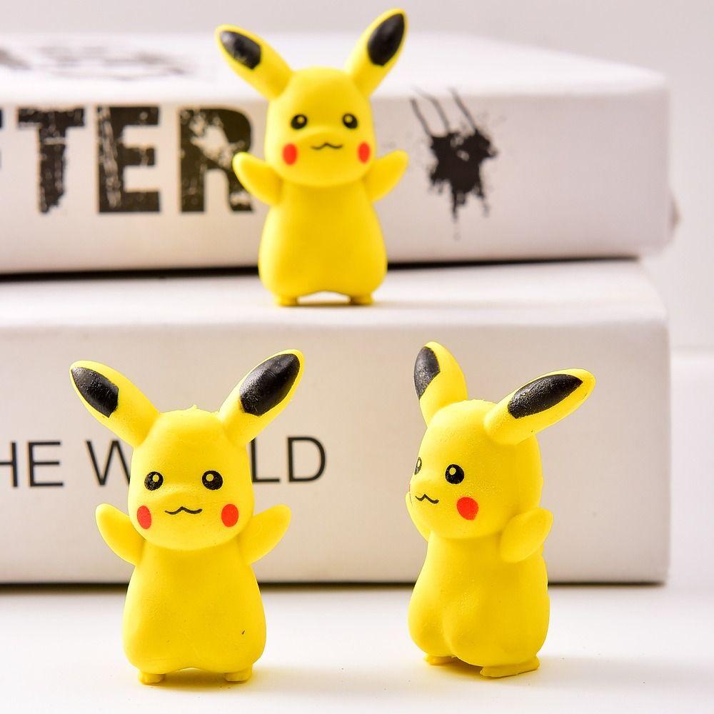 Lanfy Pokemon Pikachu Eraser Lucu Lucu Tanpa Debu Kreatif Tanpa Jejak Siswa Alat Tulis Menulis Menggambar Eraser