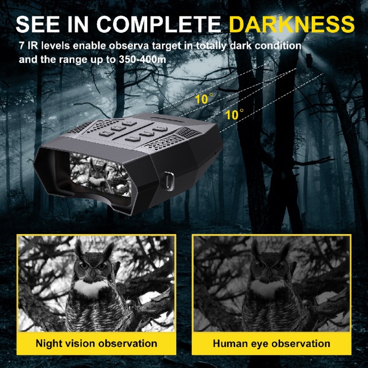 23 Teropong NIGHT VISION Binocular NV5100 Upgrade Digital IR Video Camera 2.5 inch