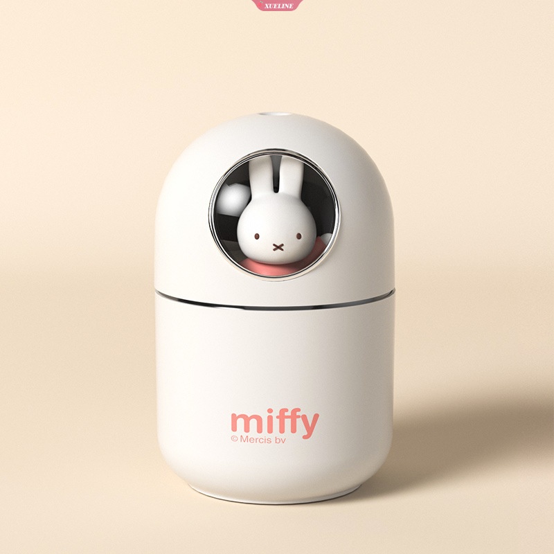 Miffy 320ML Cool Mist Humidifier Portable USB Ultrasonic Colorful Light Cool Mist Maker Air Humidifier Purifier Untuk Mobil Kamar Tidur [ZXL]