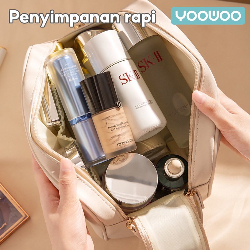 IMURA | Tas Kosmetik / Pouch make up / Tas portable / Tas make up travel / tas kosmetik sekat Rose of No Man's Land