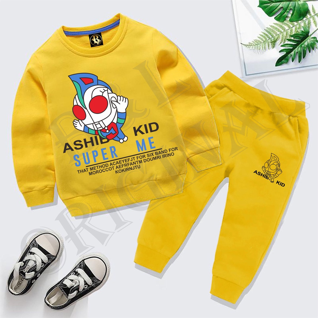 bisa byr d tempat/ BS/COD/SETELAN ASHIB KIDS ANAK ANAK 1-7 TAHUN//REALPIC//GOOD QUALITY