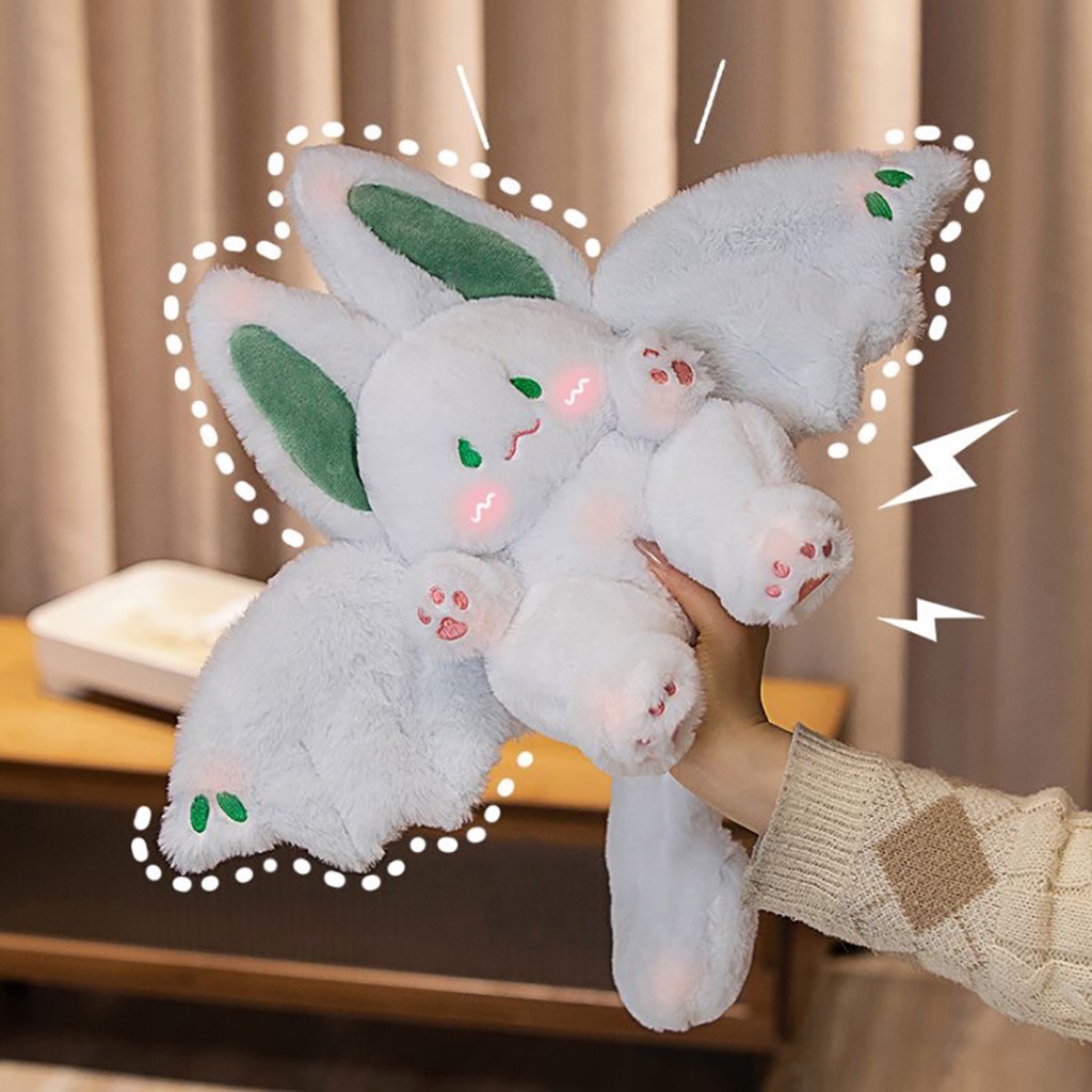 30 cm Lucu Bunny Kelinci Kelelawar Rabbit Boneka Mainan Plush Untuk Anak Bayi Lembut Hewan Tidur Mainan Mewah Anak Boneka