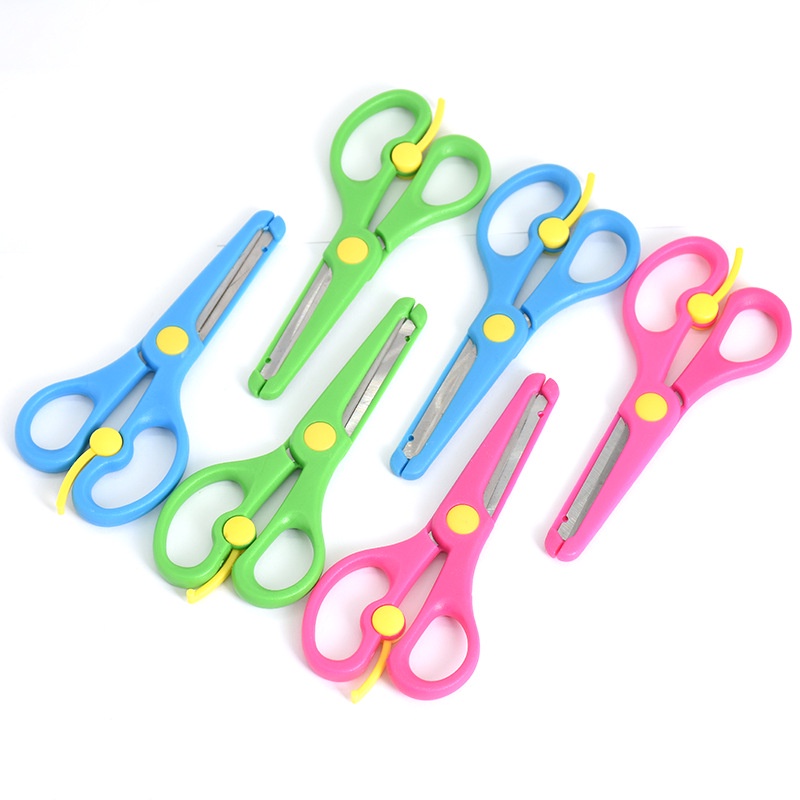 

GUNTING ANAK/ gunting plastik anak/ gunting mini / gunting anak plastik/ safety scissors/ gunting aman untuk anak / gunting pengaman anak