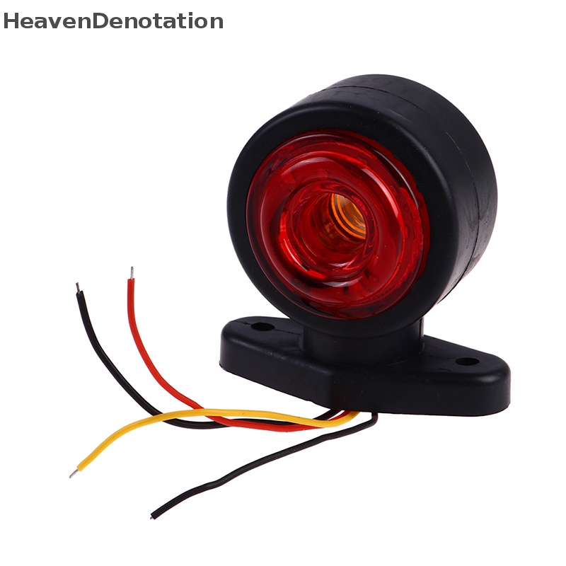 [HeavenDenotation] 1pcs 12v-30v Lampu Truk Lampu Trailer Tail Light Indikator Penanda Samping Truk HDV