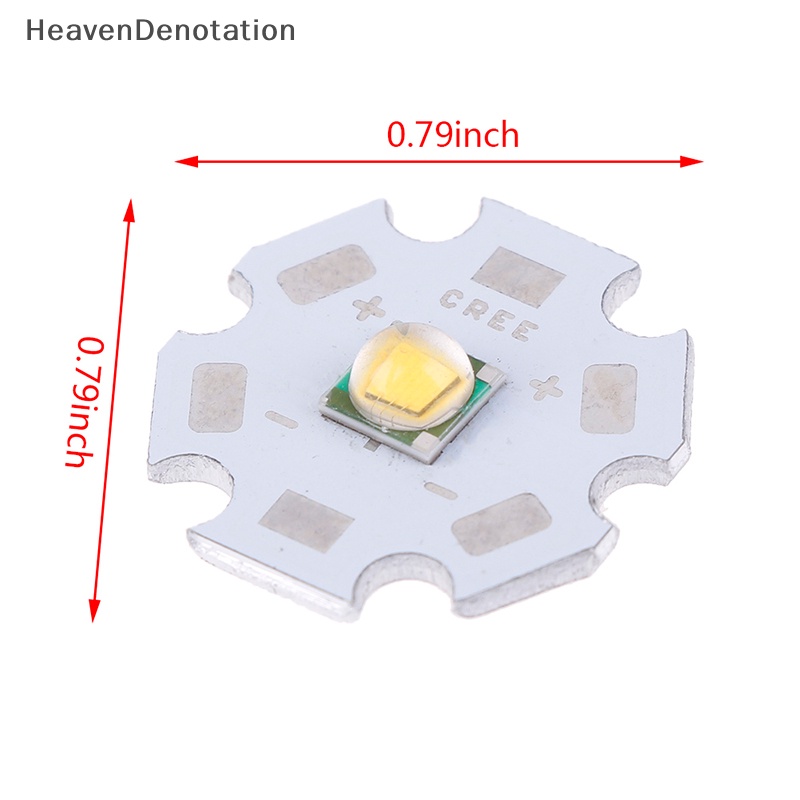 [HeavenDenotation] Cree XML2 XM-L2 10W Putih Merah Hijau Biru Kuning chip LED Daya Tinggi+16/20mm PCB HDV