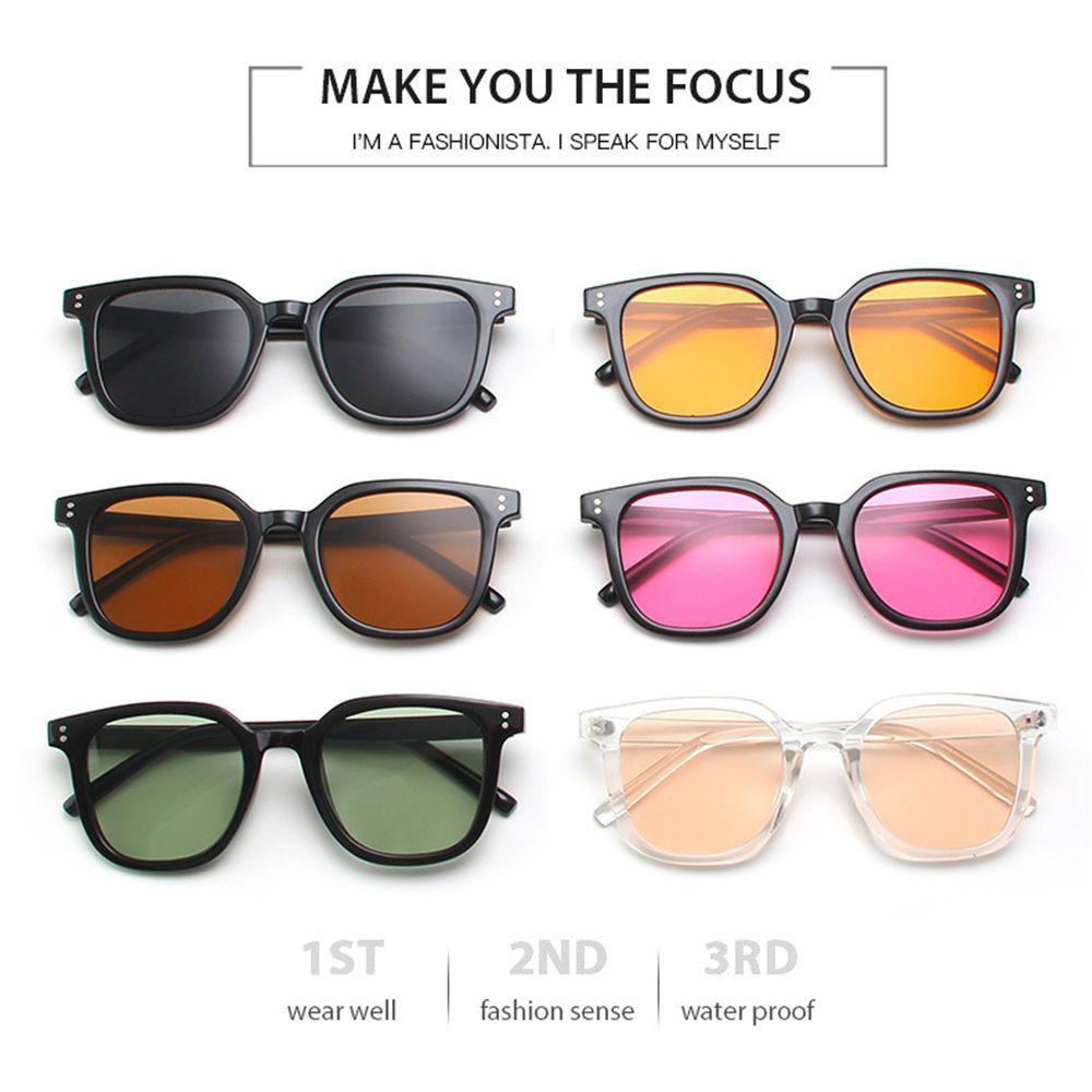 LILY Kacamata Fashion 2023 terbaru Uv400Kotak Vintage Perempuan Eyewear