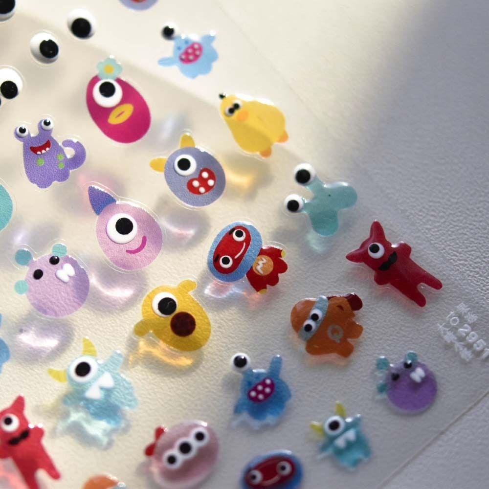 Mxbeauty Stiker Kuku Jelly Warna-Warni Perekat Diri Cinta Hati Bintang Manikur Aksesoris Smile Dekorasi Kuku