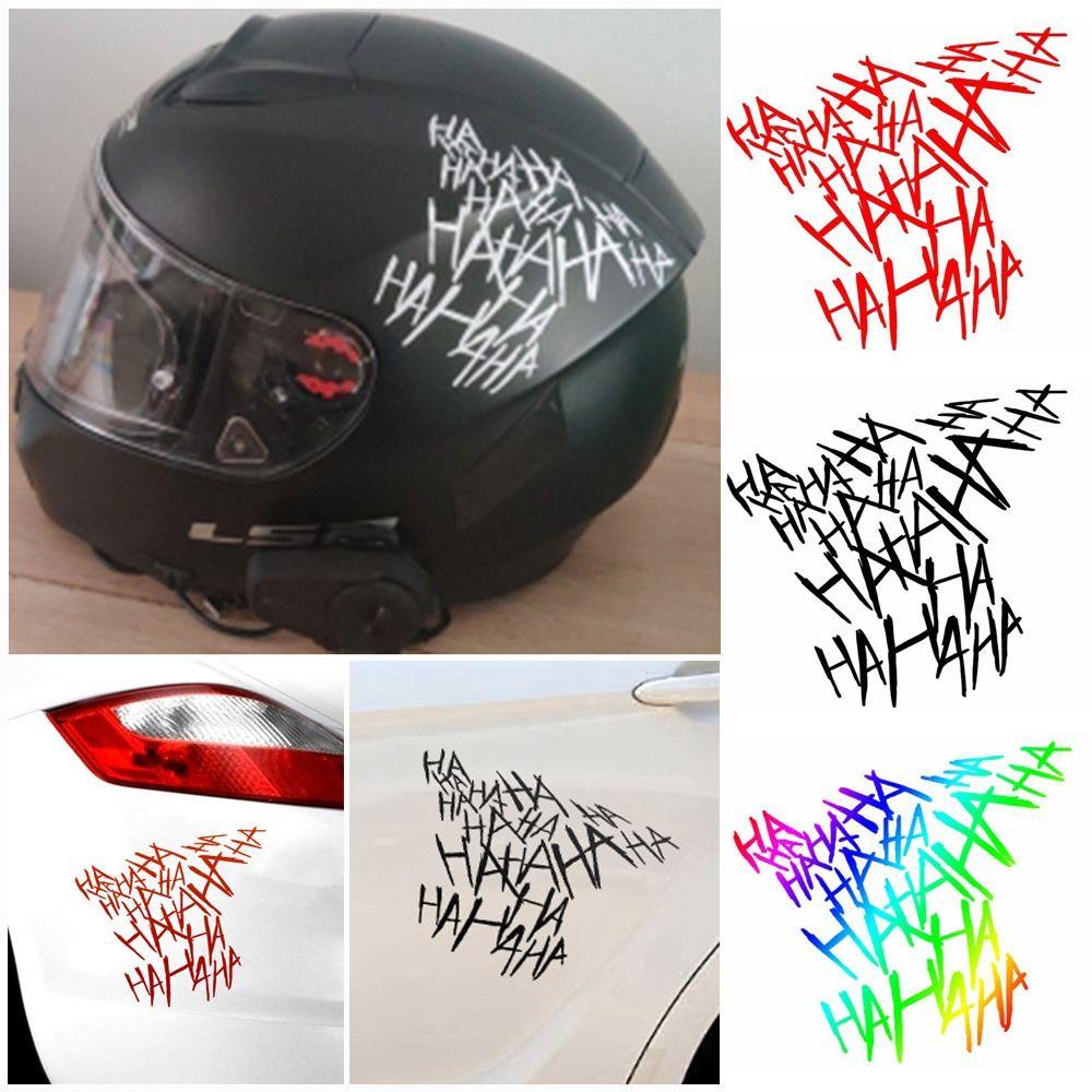 Stiker Helm Motor Populer Ornamen Jendela Reflektif Skuter Motor Anti Air