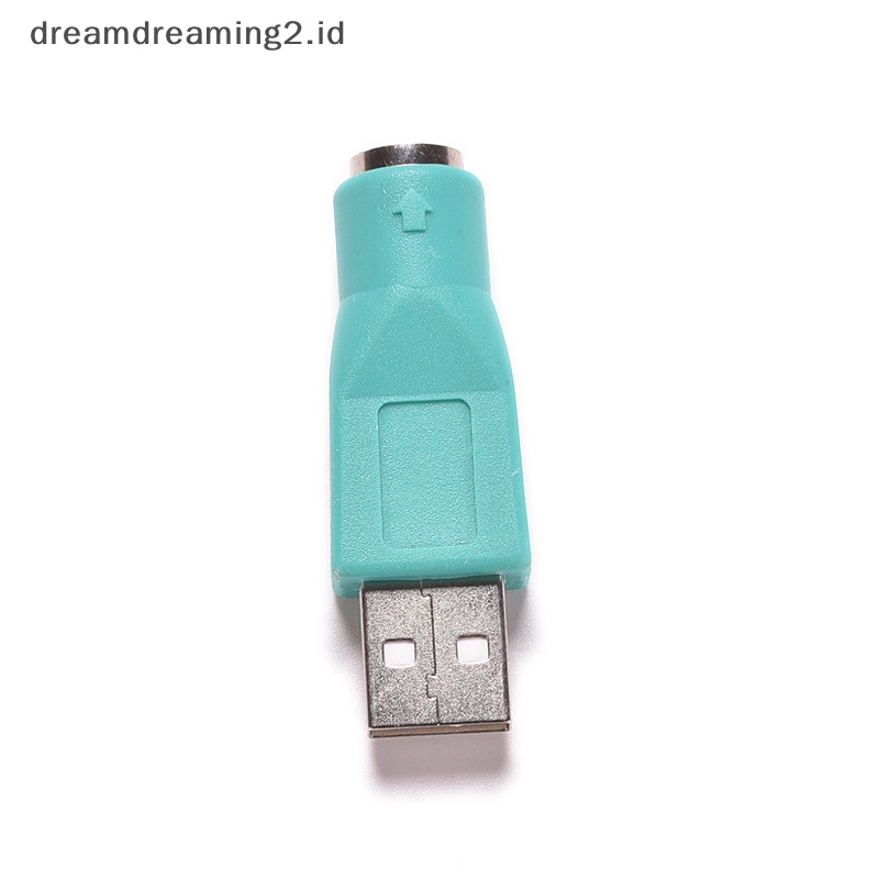 (drea) Cool PS2 LG &amp; AVAGO Keyboard Mouse TO USB Convertor Adapter New//