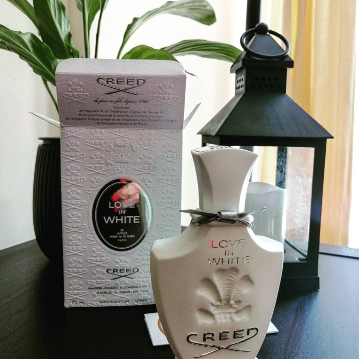 parfum wanita original creed love in white eau de parfume 75ml box