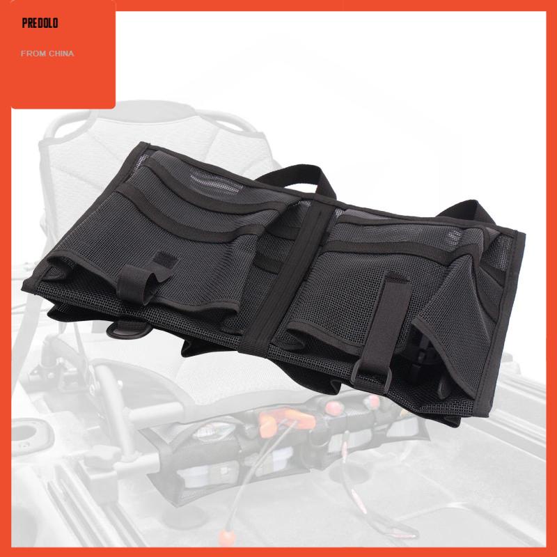 [Predolo] Nylon Boat Kayak Canoe Storage Mesh Side Pouch Bag Canoe Tackle Box Tahan Lama