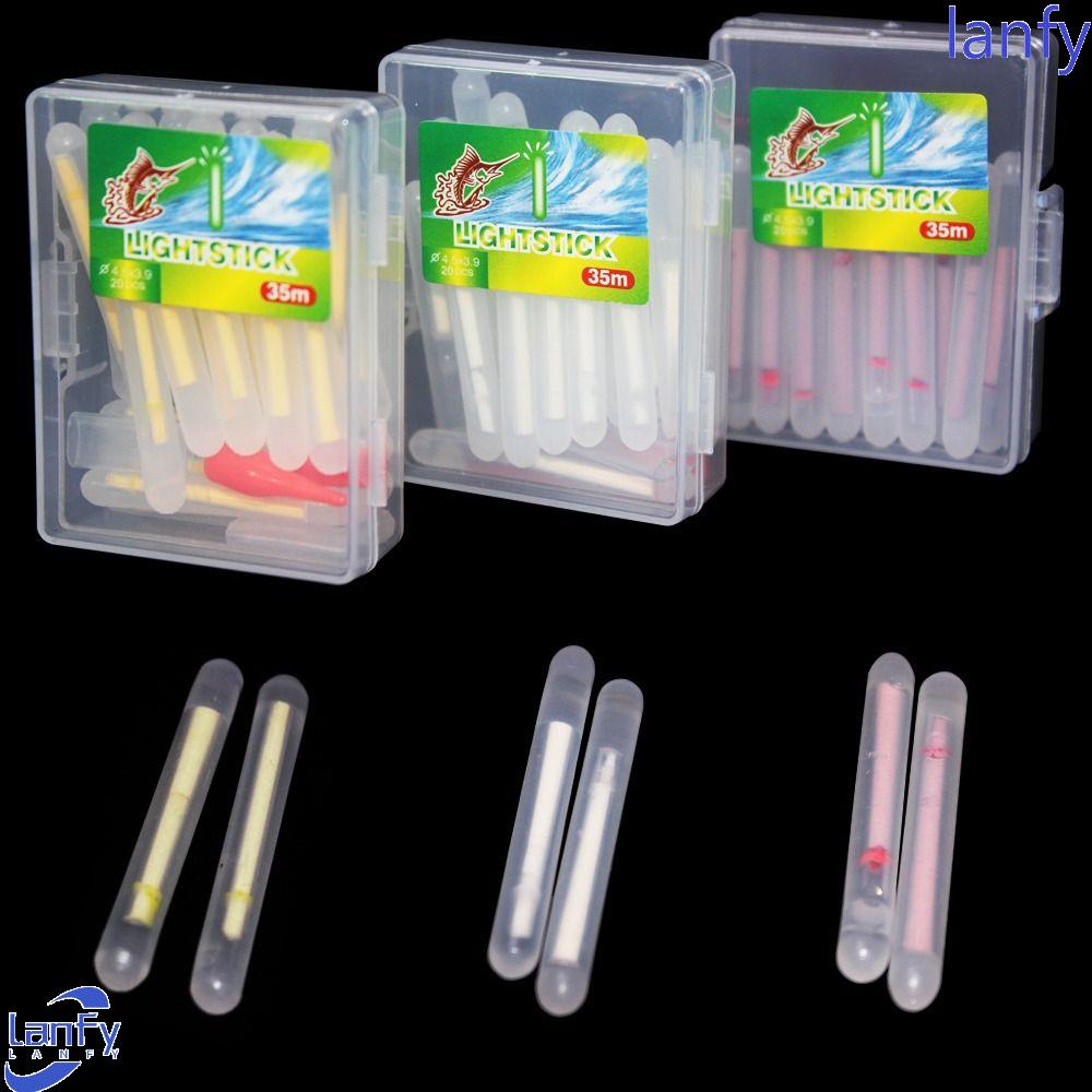 Lanfy Pelampung Pancing Kecerahan Tinggi Gelap Bercahaya Glow Stick Dark Glow Chemical Light Night Fishing Floater Aksesori Tongkat Lampu Pancing