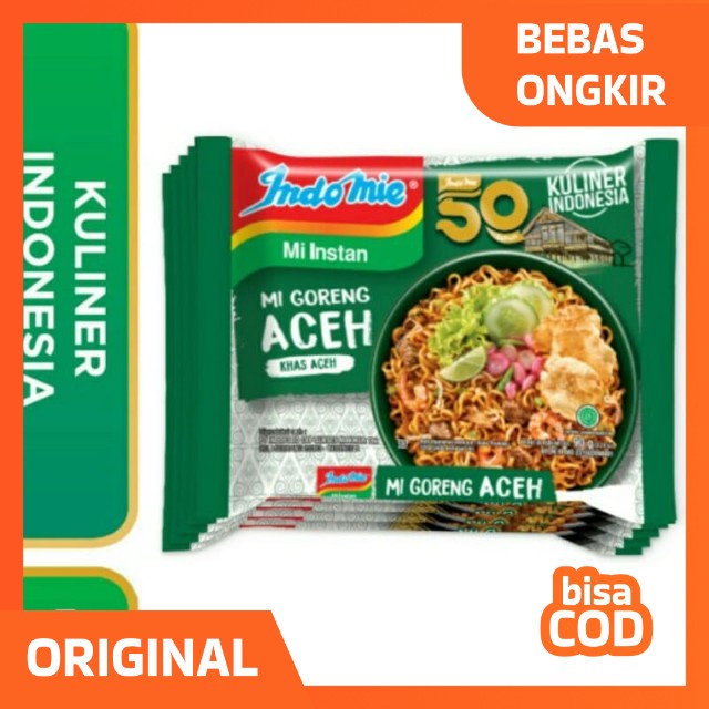 Indomie Mi Goreng Aceh (PAKETAN ISI 5 PCS)