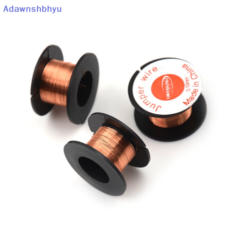 Kawat Magnet Adhyu 3roll AWG Gauge Enameled Copper Coil Winding 0.1mm ID