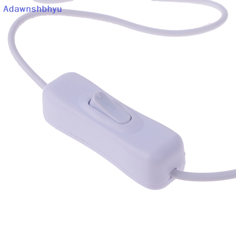 Adhyu 1Pc 1m Kabel USB Dengan Switch ON/OFF Cable Extension Toggle Untuk Lampu USB USB Fan ID