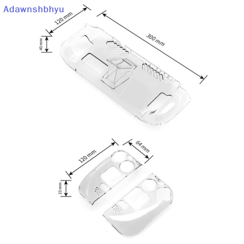 Hard Case PC Transparan Adhyu Untuk Shell Konsol Game Steam-Deck Untuk Steamdeck ID