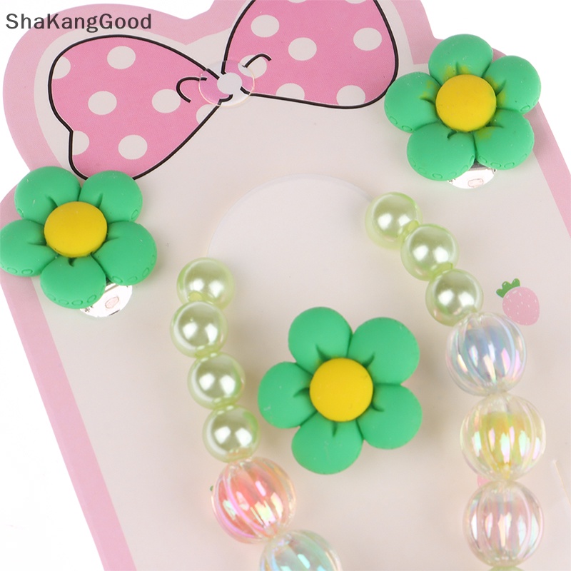 Gelang Anak Selip Ear Clip Ring Set Princess Gelang Ornamen Anak SKK