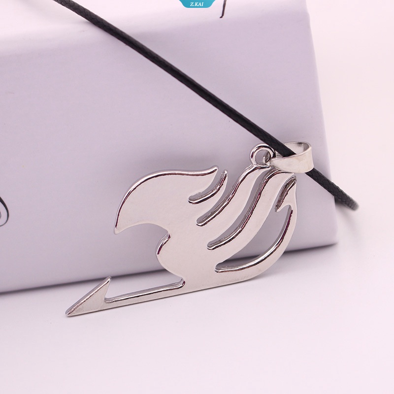 Anime Pesulap Nazi Perhiasan Paduan Tali Kalung Liontin Logo Gilda Goblin's Tail Kalung Cosplay Props Necklace [ZK]