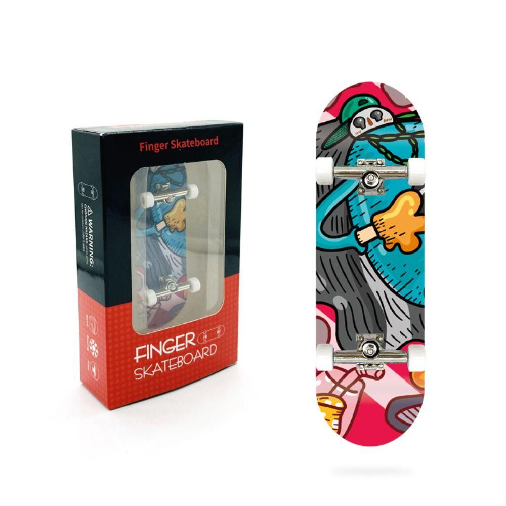 Lanfy Jari Skateboard Hadiah Ulang Tahun Mainan Anak Jari Skuter Surfing Mainan Meja Mainan Fingerboard Mainan Baru Jari Papan Surfing