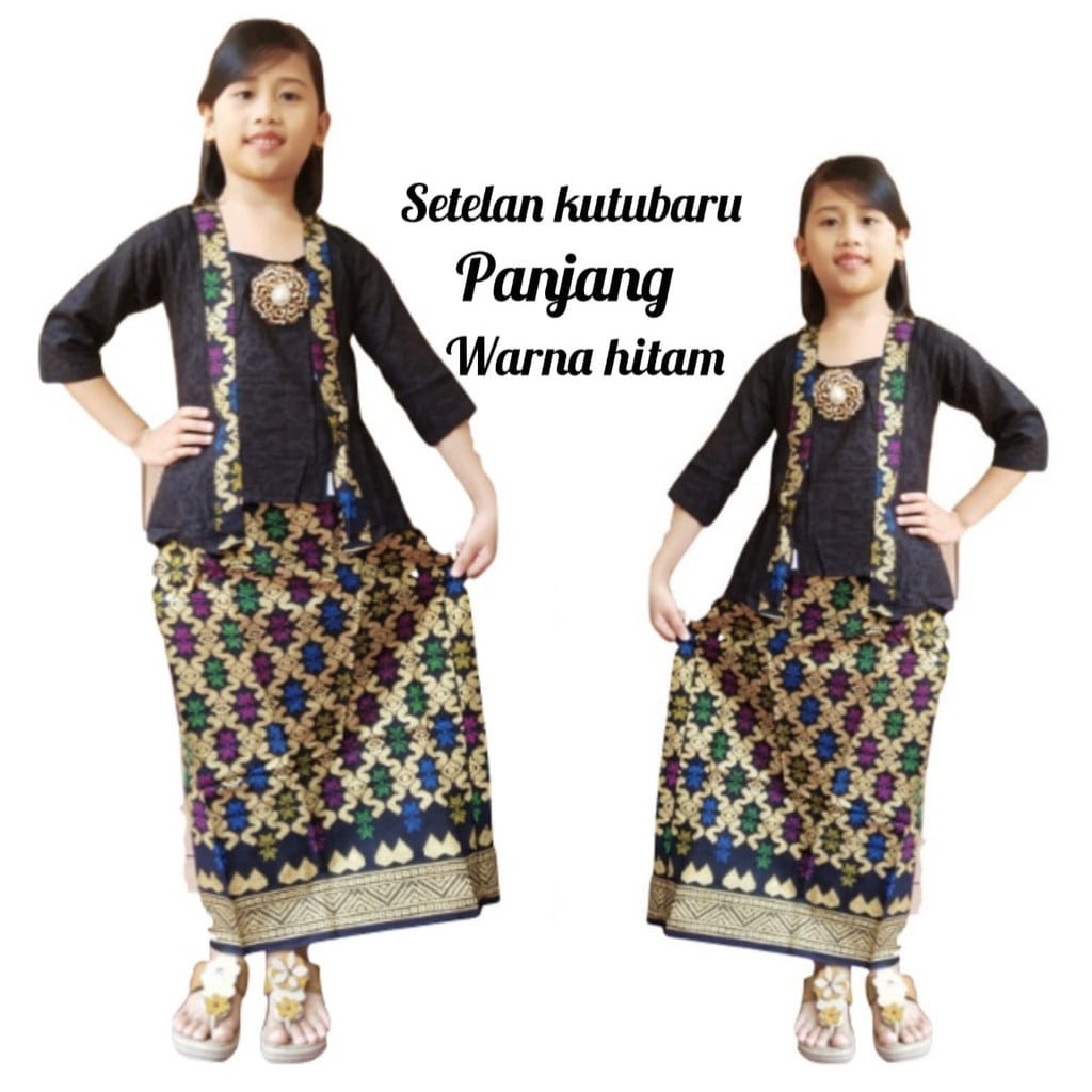 CUCI GUDANG SETELAN KEBAYA ANAK PEREMPUAN LENGAN PANJANG UMUR 1-7 TAHUN-KUTU BARU ANAK LENGAN PANJAN