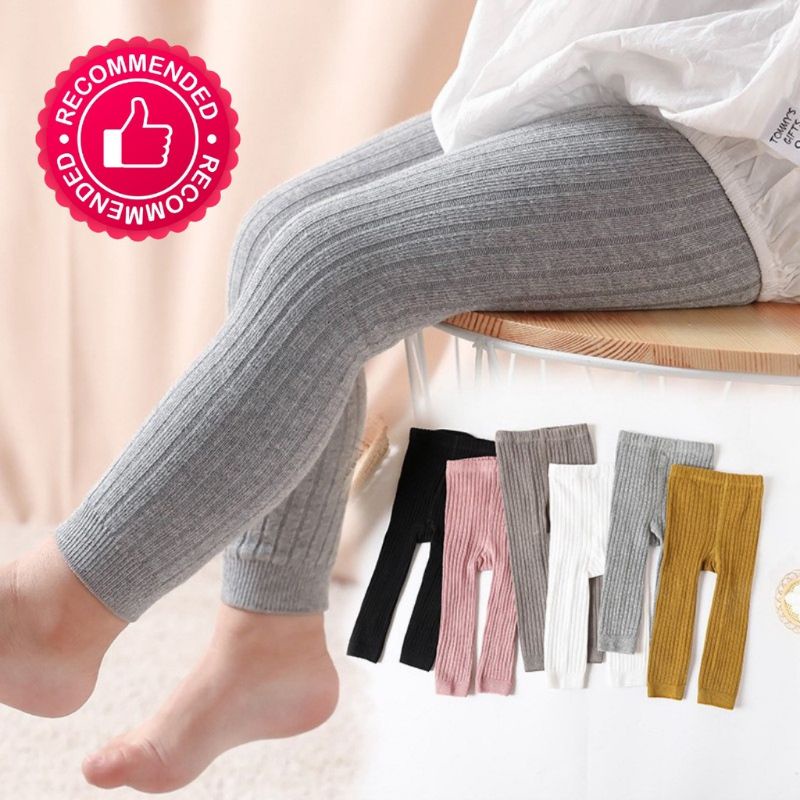 SUPER MURAHH Legging Bayi Rib Premium Buka Kaki