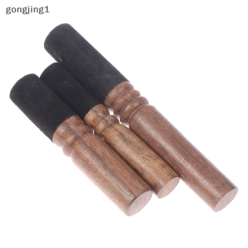 Ggg Tibet Singing Bowl Leather Stick Handmade Tibet Mangkuk Kulit Mallet ID