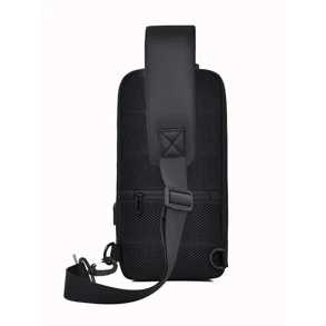 WEIXIER Tas Selempang Pria Crossbody Lock Sling Bag with USB Port - X311