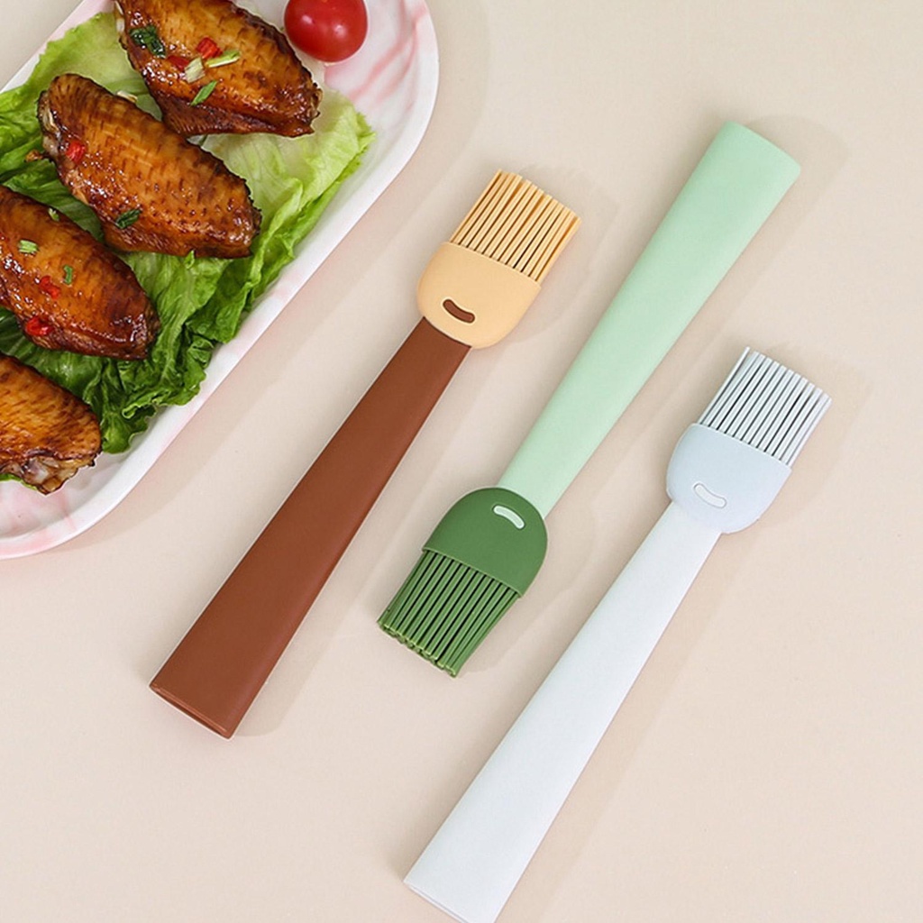 Kuas Silikon Pastry Baking BBQ Basting Oil Pastry Masak Bakeware Utensil