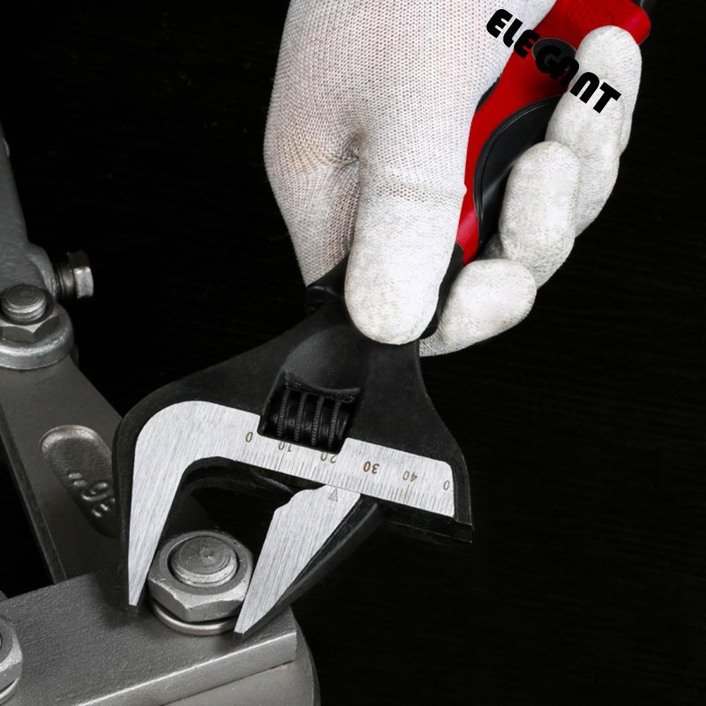 [Elegan] Adjustable Wrench Adjustable Mini Nut Key Repair Tool Kunci Pas Aktivitas Gagang Pendek