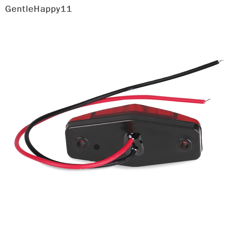 Gentlehappy 1X 12V LED 2.5 &quot;Clearance Lamp Side Marker Turn Light Untuk Truk Trailer Caravan id