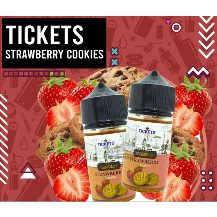 Ticketsbrew Tickets Strawberry Cookies 60Ml[AUTENTIC]