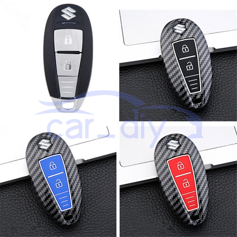 Kasus Kunci ABS Penutup Jarak Jauh Mobil Silikon Gantungan Untuk Suzuki Vitara S-cross Scross Ignis Alivio SX4 Ignis Swift Ertiga Kizashi Liana Cangkang Pelindung Car Remote Key Case