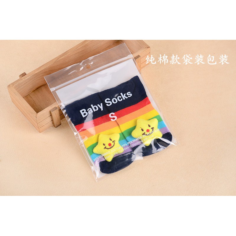 Kaos Kaki Anak Bayi Anti Slip Karakter Boneka 3D Kaos Kaki Anak Perempuan Laki Laki Motif Kartun 3D Lucu Baby Socks
