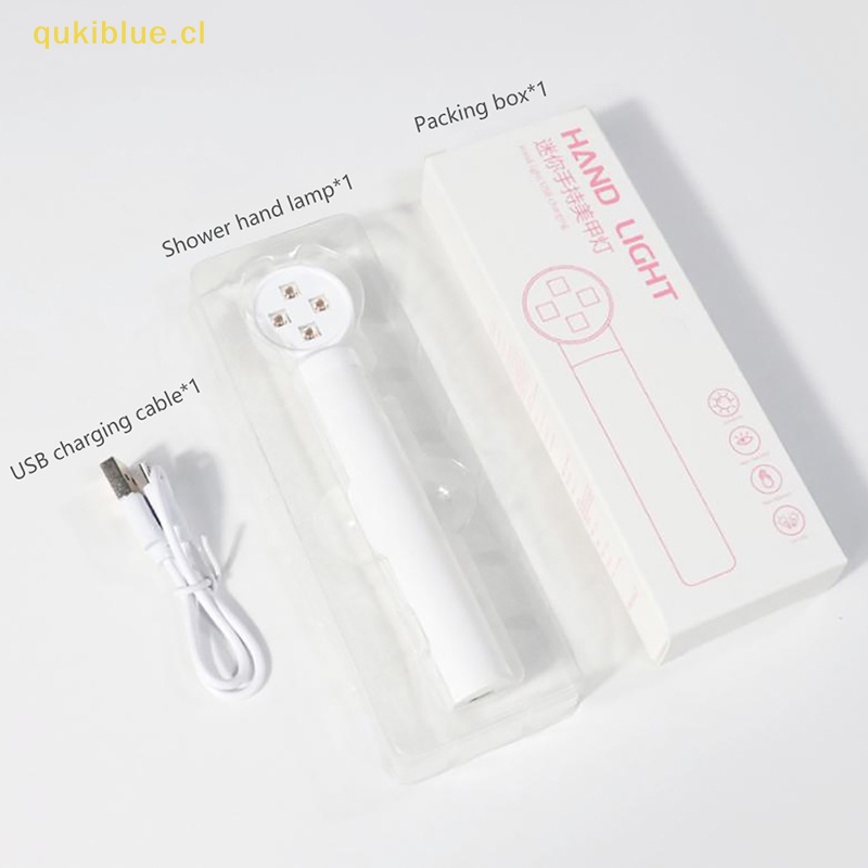 Qukiblue 12W Lampu Paku LED Light Portable Mini UV Lampu LED Pengering Kuku Gel Nail Art Alat cl