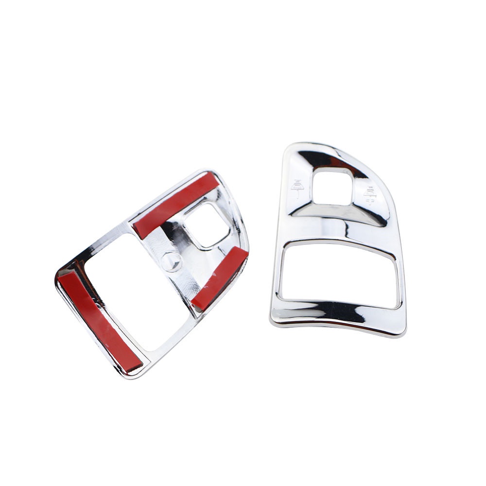 2pcs Chrome Setir Mobil Tombol Knob Panel Cover Trim Untuk Kia Sportage 3r 20112 2013 2014 2015 Aksesoris