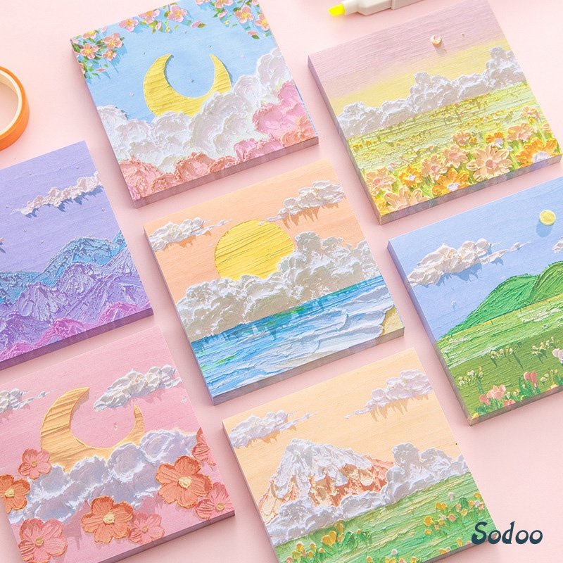 

3D Stiker kenyamanan melukis minyak - SO