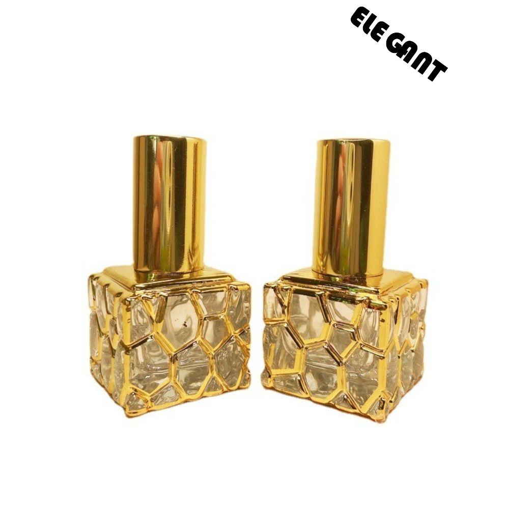 [Elegan] Botol Spray Mini Portable Kosong Travel Aromaterapi Kosmetik Electroplating Perfume Bottle