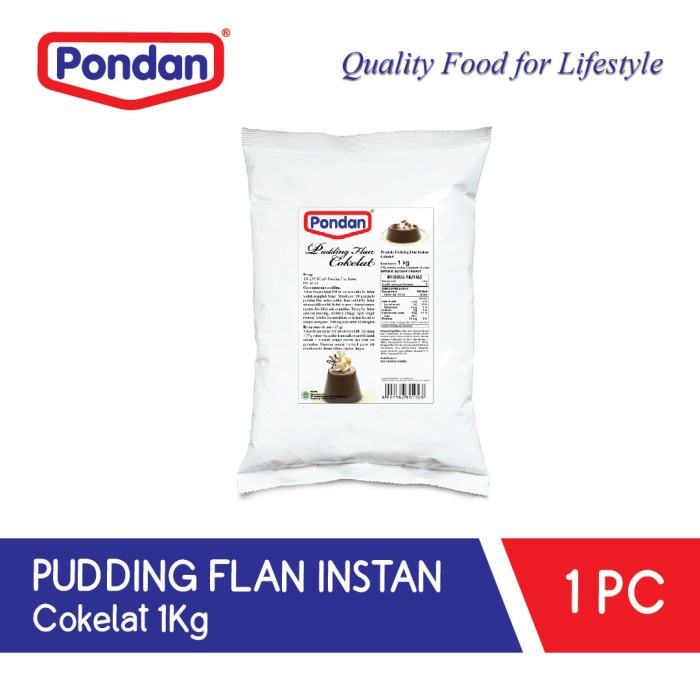 

Promo Terjangkau Pondan Pudding flan cokelat (bulky)